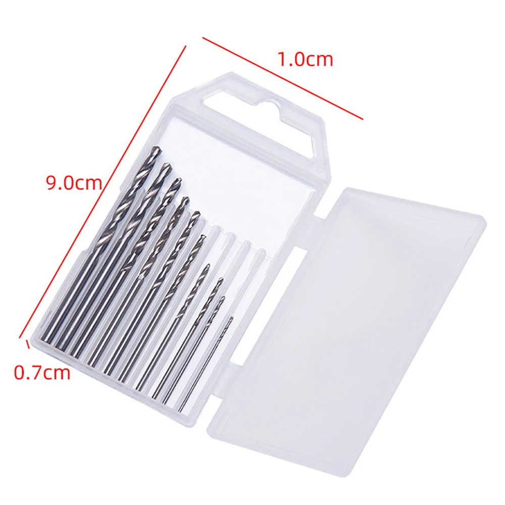 Ручное сверление ручная дрель + 10 шт. твист сверло мини ювелирные изделия