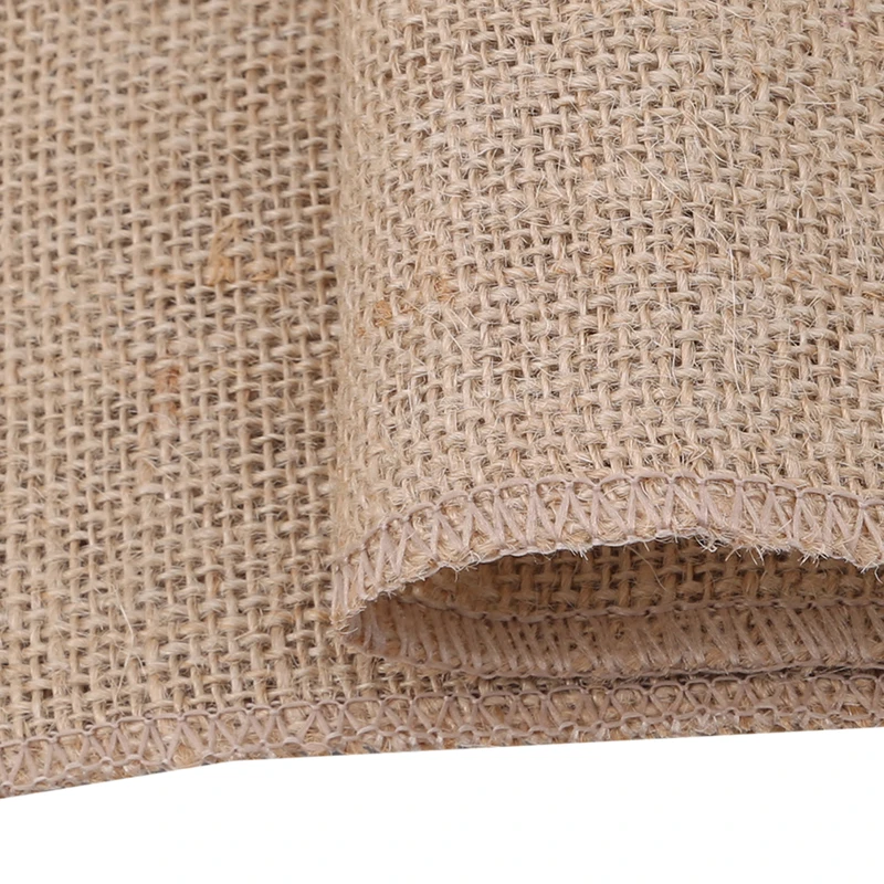 5 шт./упак. свадьба крышка стула створки из конопляной ткани с галстуком бабочкой