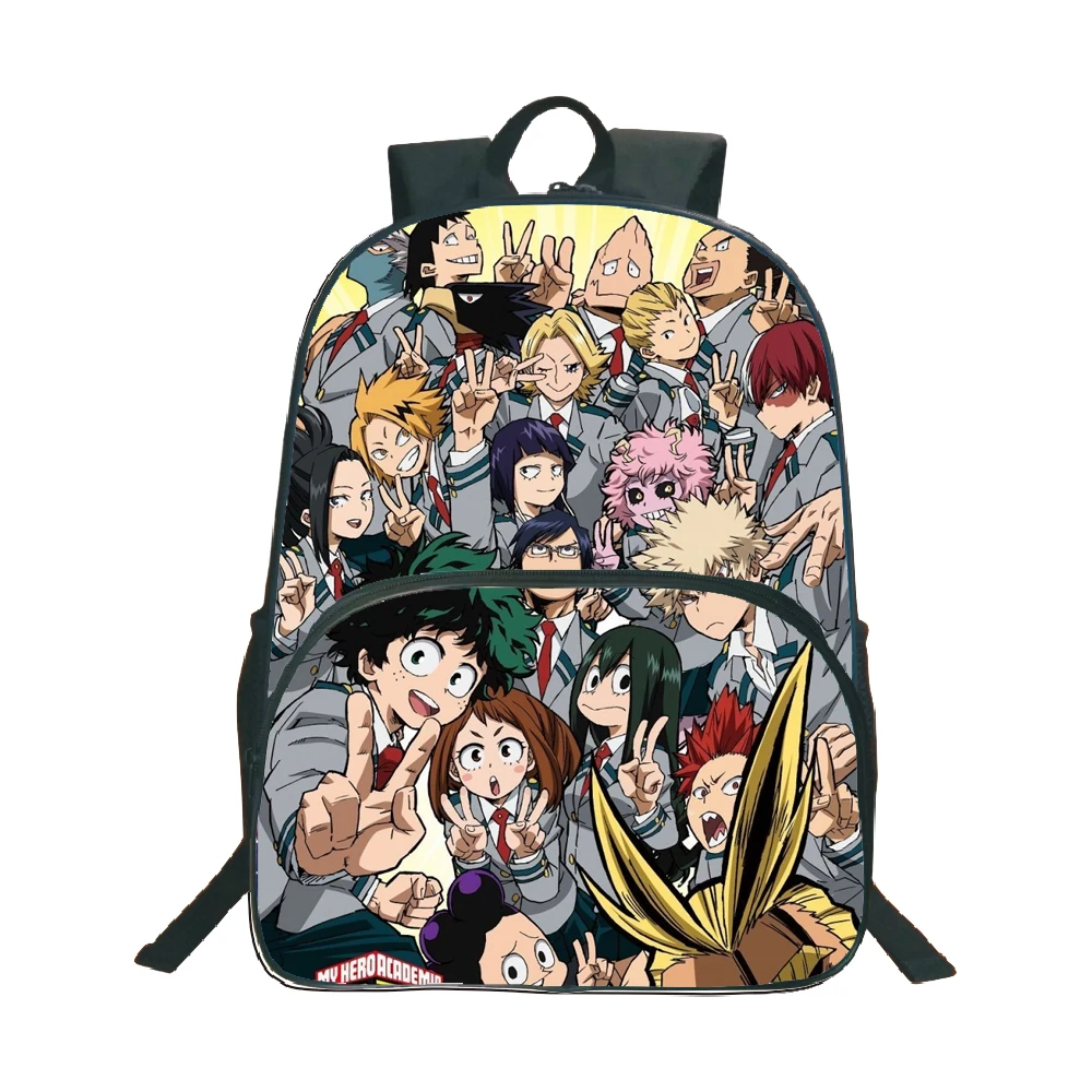 

Hot Anime Boku No Hero Academia Backpack Deku Bakugou Katsuki Travel Rucksack School Bags For Teenagers Capacity Daily Backpack