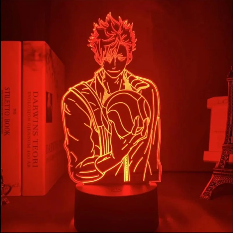 

3D светодиодный ночник в стиле аниме s Haikyuu TETSURo KUROO, новинка, светильник вверх, Haikyuu светильник, настольная лампа для подарка, Прямая поставка