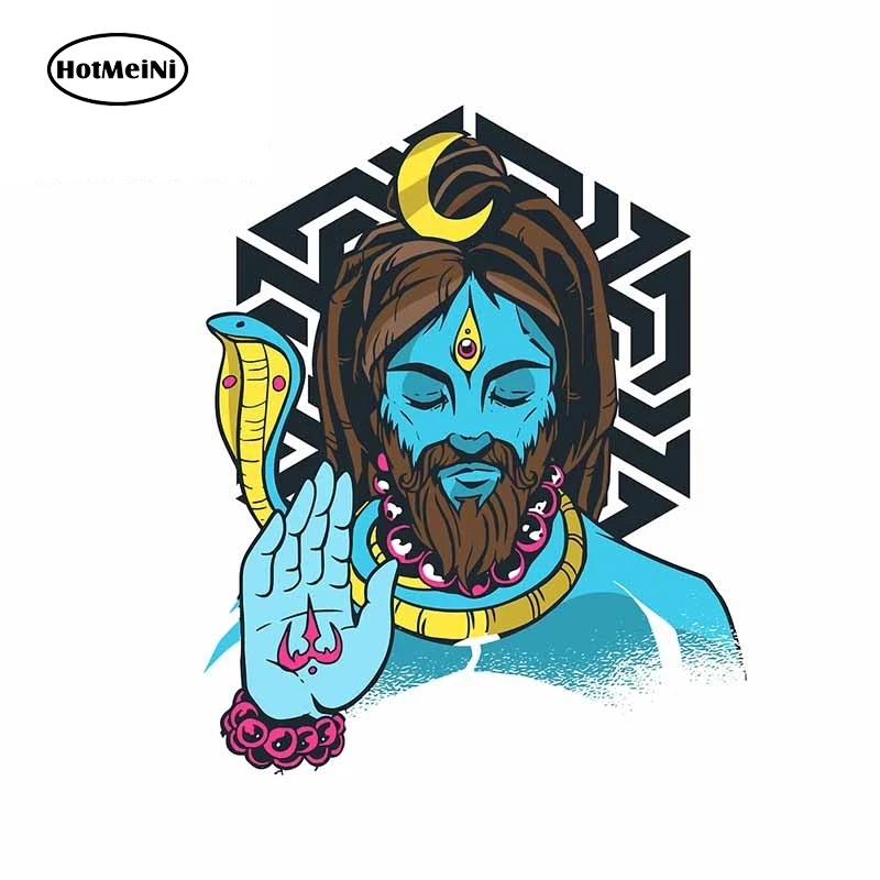 HotMeiNi 13 см x 10 4 для Shiva автомобильная наклейка из индуистского действенности