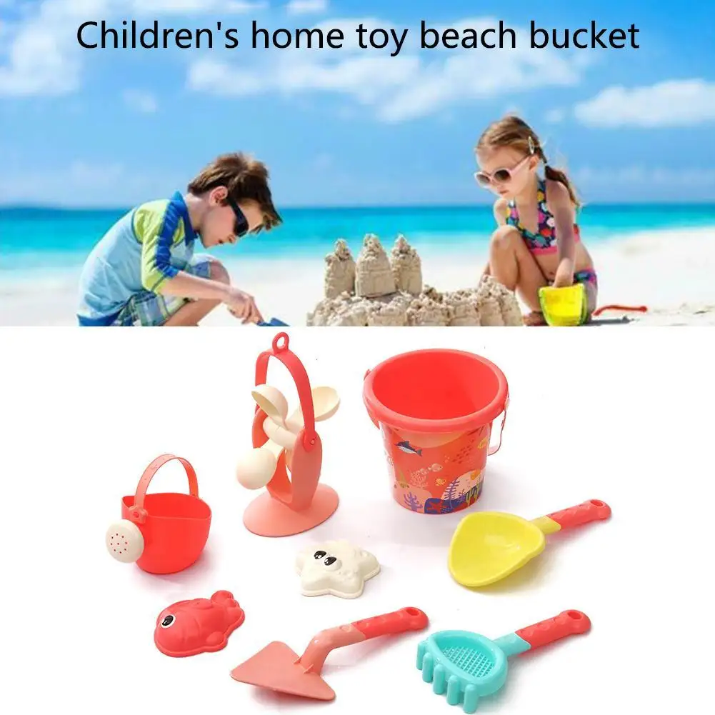 

2021 GIfts Summer Beach Toy Sand Set Sand Play Sandpit Toy Fun Water Beach Seaside Toys Sandglass Shovel Tool kids