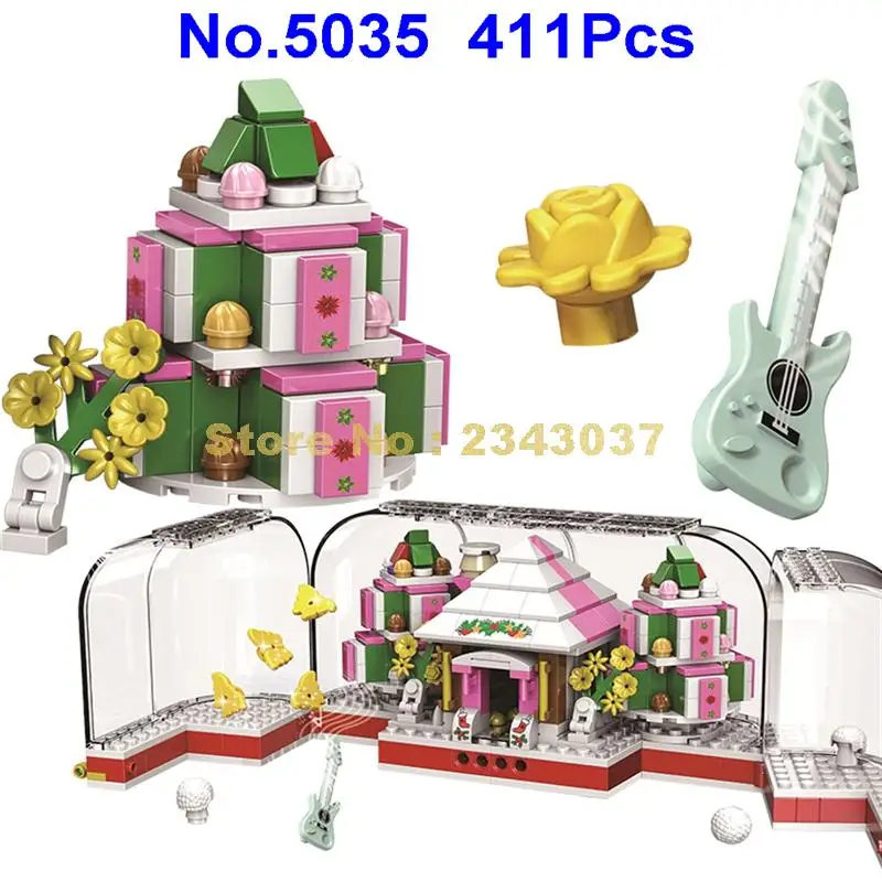 Winner 5035 411 шт. Зимний Рождественский подарок Хрустальная коробка Санта-Клаус