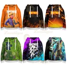 Детская одежда Fortnite Victory Royale, детские толстовки с капюшоном, 3d толстовка для мальчиков и девочек в стиле Харадзюку, топы с длинным рукавом, одежда для подростков