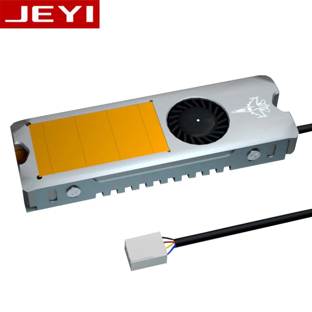 JEYI теплоотвод охлаждающий вентилятор с контролем температуры M.2 SSD твердотельный