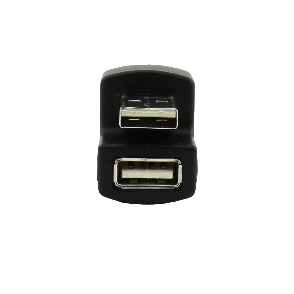1x USB 2 0 A папа-USB мама угловой конвертер на 180 градусов адаптер Черный |