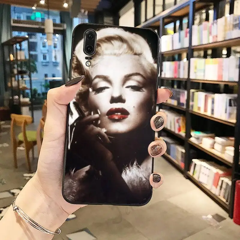 

Sexy Girl Marilyn Monroe Phone Case For Huawei honor Mate P 10 20 30 40 Pro 10i 9 10 20 8 x Lite