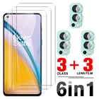 Защитное стекло 6 в 1 HD для OnePlus Nord 2, зеркальная пленка для объектива камеры 1 + Nord2, зеркальная пленка для смартфона OnePlus Nord CE N10, стеклянная крышка Temepred