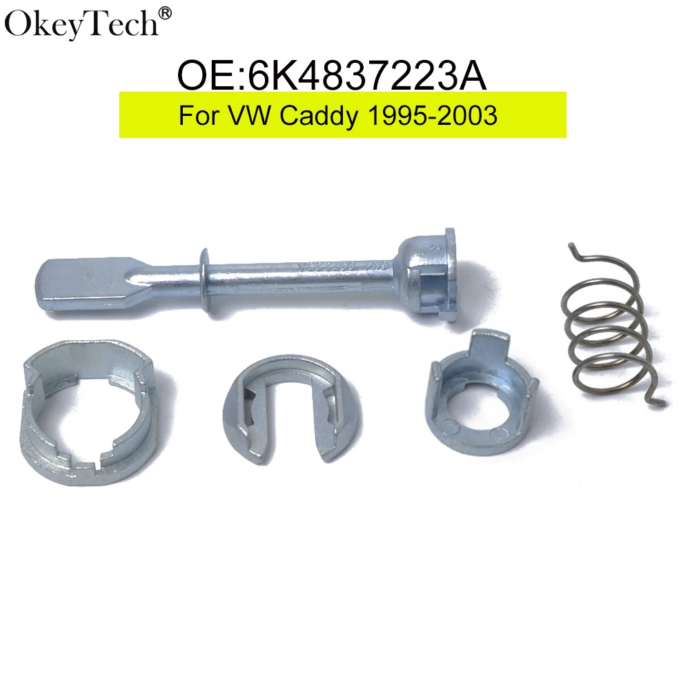 

OkeyTech 5PCS/LOT 6K4837223A Car Door Lock Cylinder Repair Kit For VW Caddy 1995-2003 2/3 and 4/5 Doors Front Left Right