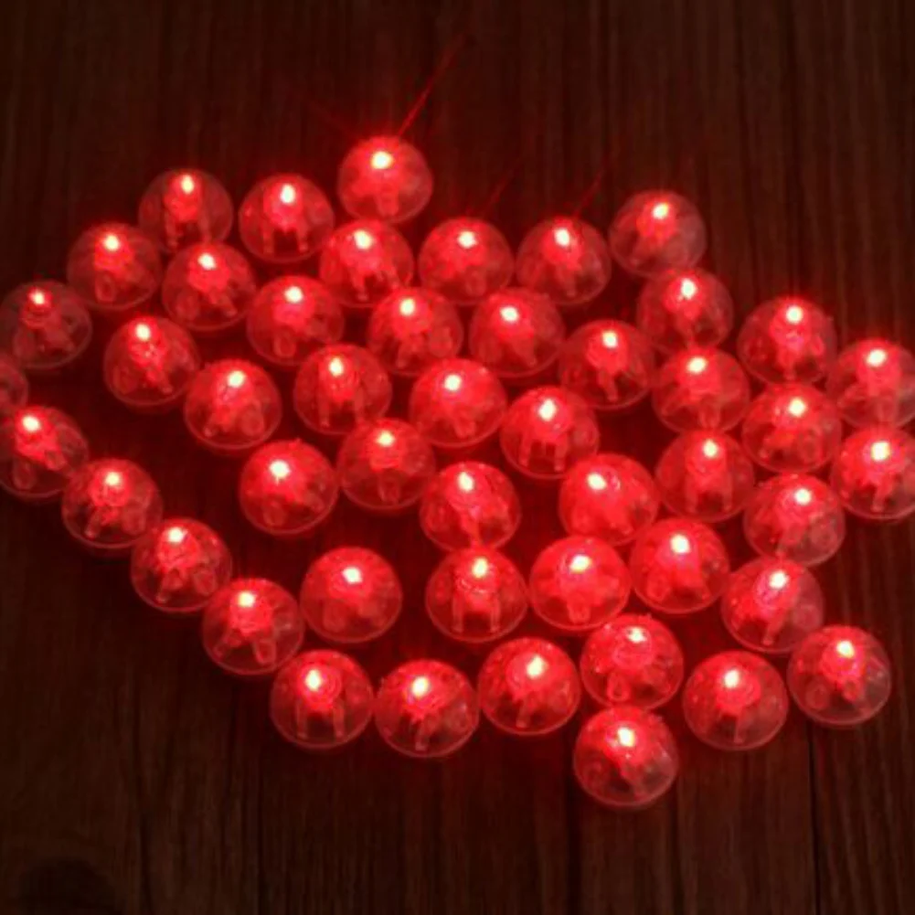

50pcs LED Mini Plastic Round Ball Balloon Light for Paper Lantern Balloon Party Wedding Birthday Festival Decor