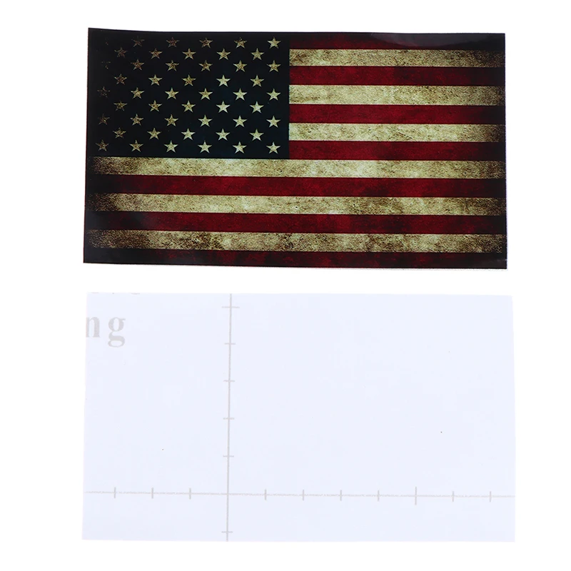 

Наклейки с мини-флагом США, 6,5*11,5 см, 4 шт.