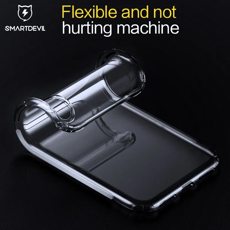 SmartDevil phone cases for IPhone X XR XS Max Transparent Silicone Soft TPU Case Clear Protection Back Cover |