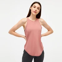 summer tank tops yoga vest loose and breathable women t shirt hollow stitching mesh on the back sports top female haut female