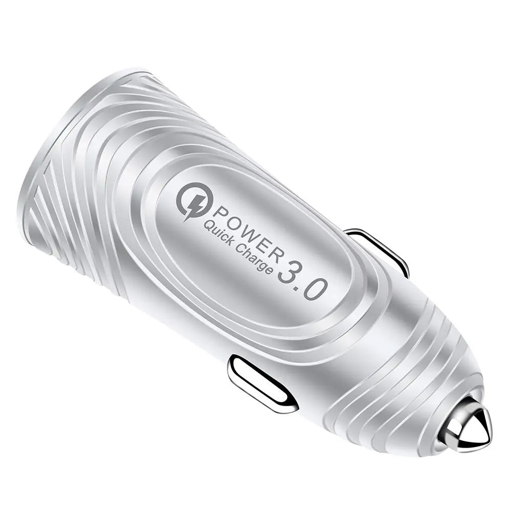 Новое автомобильное зарядное устройство двойной USB Quick Charge 3,0 для телефона 3,0 зарядное устройство для мобильного телефона автомобильное зарядное устройство# 5YL