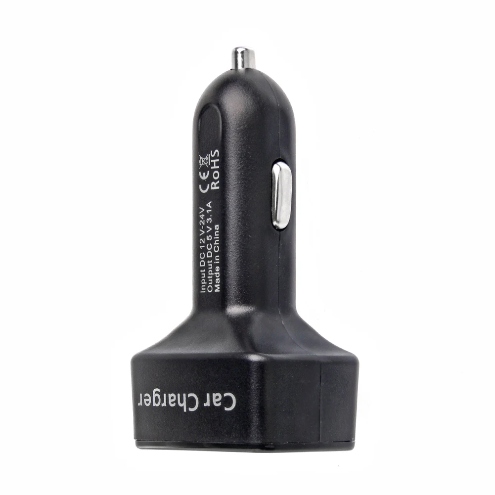 4 в 1 устройство для автомобиля с двумя портами USB Зарядное DC 5V 3.1A Универсальный