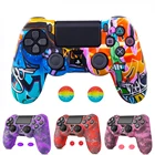 Силиконовый чехол, защитный чехол для контроллера Sony Play Station Dualshock 4 PS4 Pro Slim, беспроводные игровые аксессуары