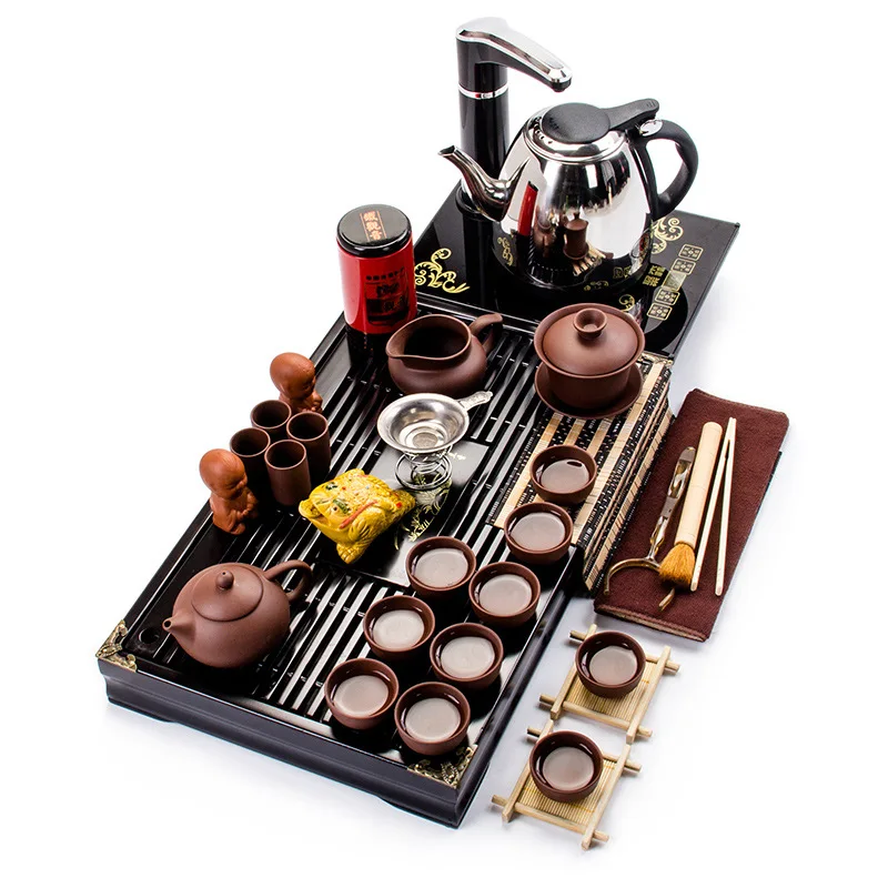 

Dehua High Archives Teapot Ceramics Kung Fu Tea Have Tea Tray Suit A Complete Set Gift Annual Meeting Chinese Style