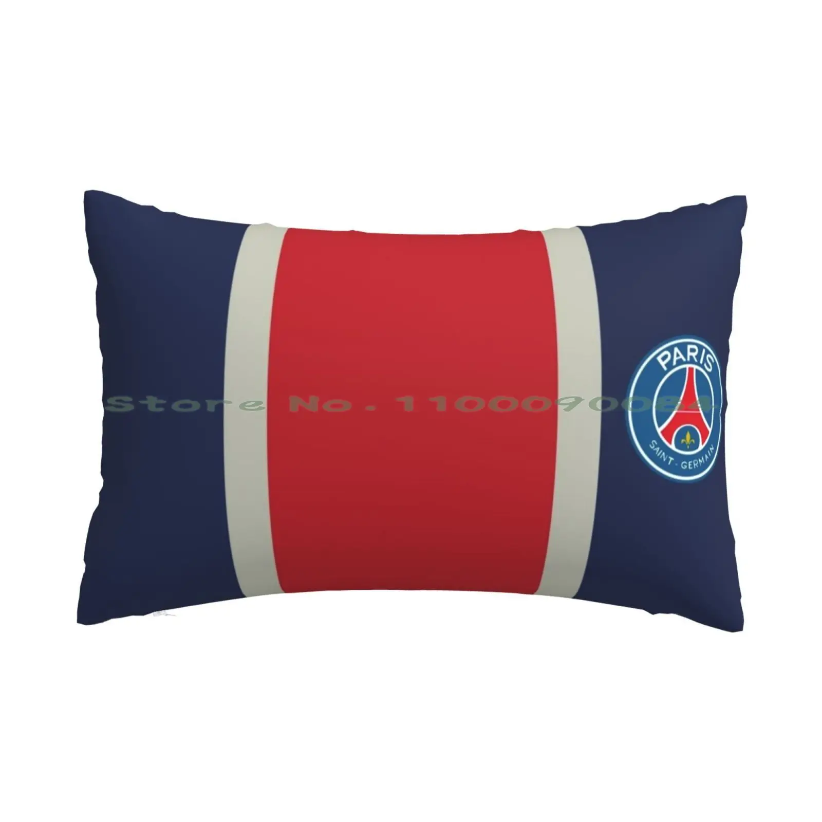 

Pillow Case 20x30 50*75 Sofa Bedroom Academy France Blue Trademark Sport Signage St Germain Logo Symbol Football Ligue 1