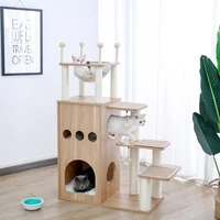 free shipping luxury cat furniture round chair luxury sisal scratching post cat tree activity centre with removable mat