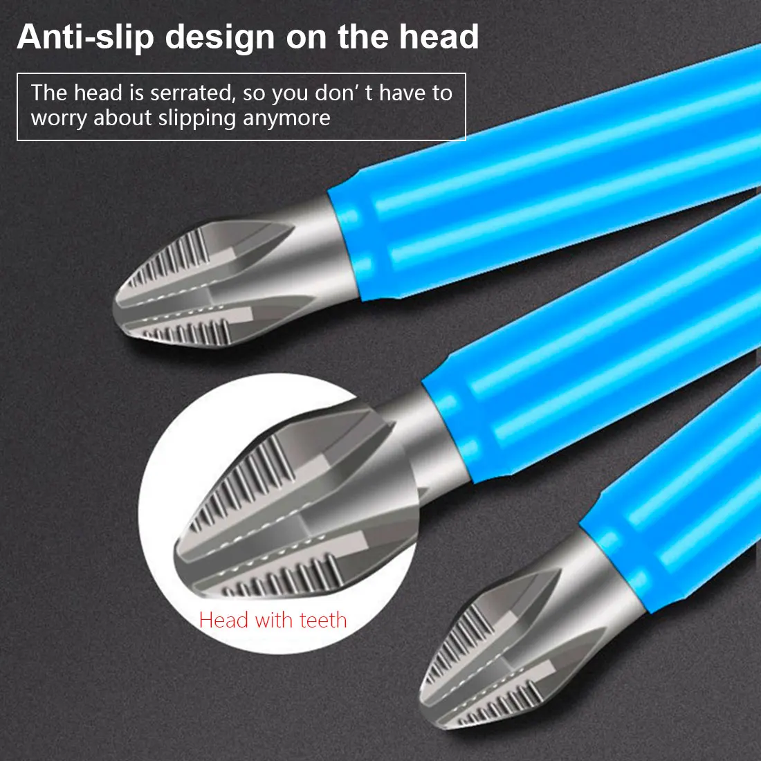 

25mm-150mm 1/4" Hex Shank Fits Magnetic PH2 Long Reach Electric Screwdriver Bits Exactness Cross Head Power Tool
