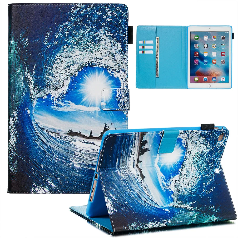 Чехол Tiger для Apple iPad 9 7 2017 2018 A1893 A1954 умный чехол из искусственной кожи 5 6 Air 1 2 с