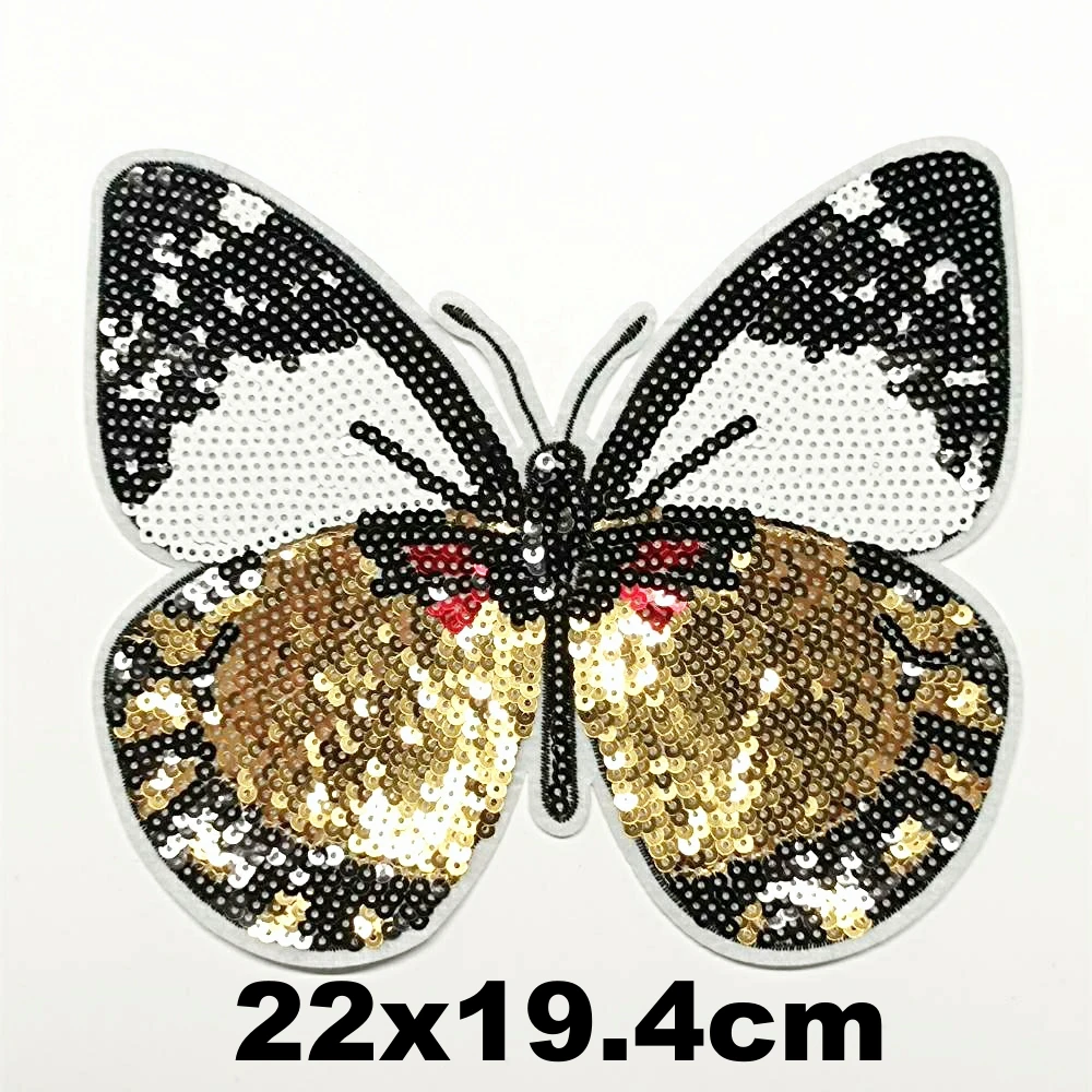 

large embroidery big buttlefly animal cartoon patches EE-3392