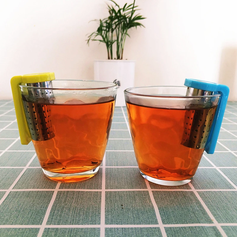 

justdolife 1pc Heat Resistant Tea Infuser Creative Stainless Steel Loose Tea Filter Tea Leaf Strainer Tea Tools Accessories