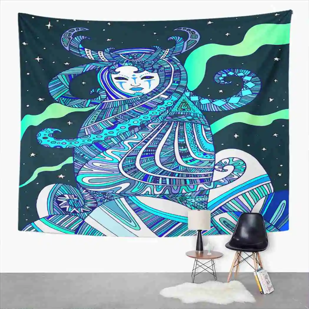 

Girl Tapestry Woman Children Boho Tapestry For Bedroom Room Decor Wall Hanging Art Tapestry Picnic Mat Beach Towel Bed Cover