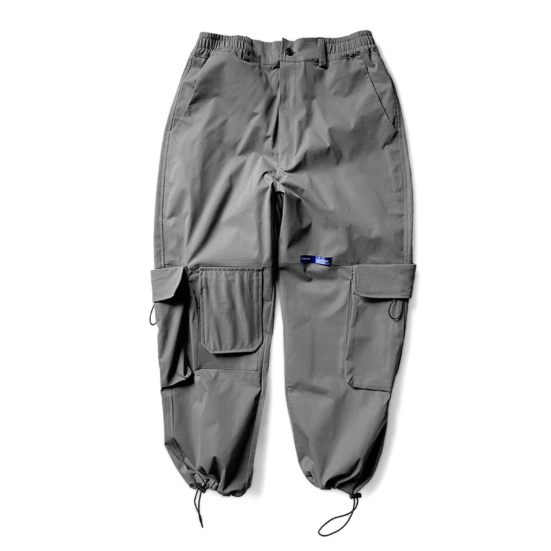 

Functional Casual Cargo Pants Men Hip Hop Multi-pocket Joggers Trousers Elastic Waist Embroidery Harajuku Streetwear Techwear
