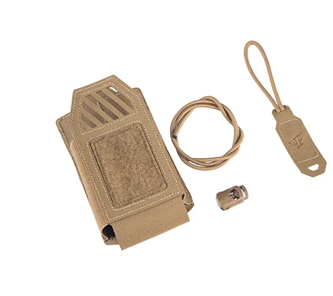 Outdoor Sports Tactics 001 Handheld Bag Short Walkie Talkie Bag Compatible With Three Grid MOLLE Equipment PS11051