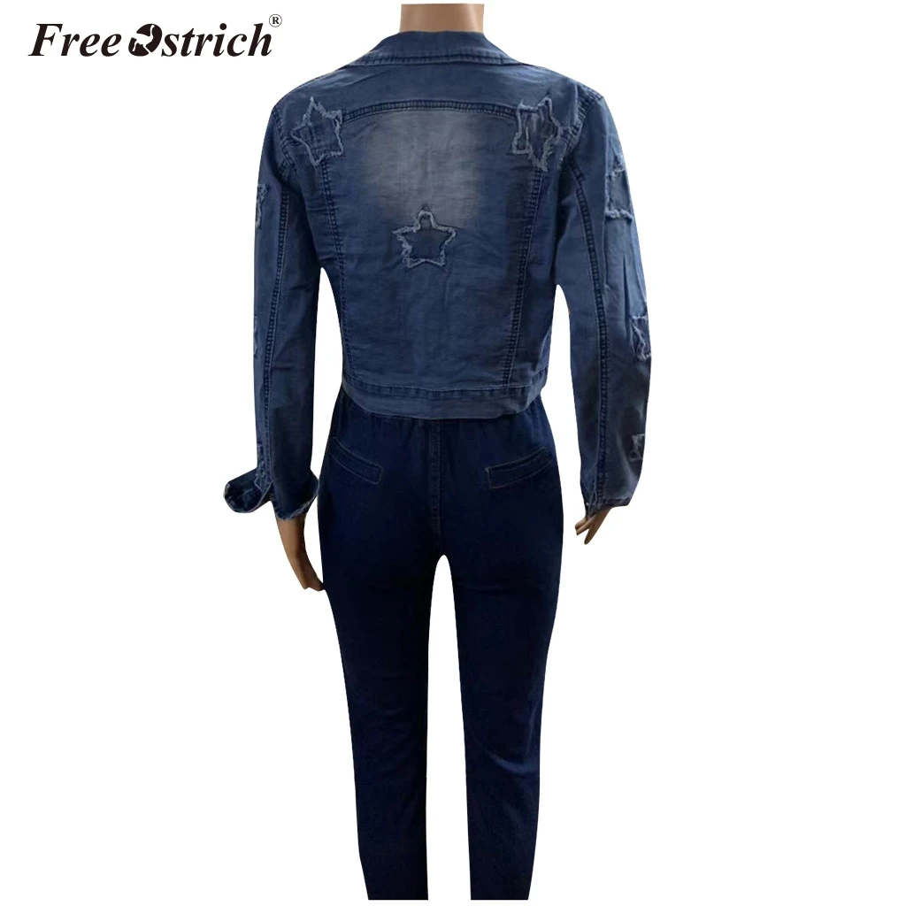 Бесплатная страуса 2019 женское базовое пальто Джинсовая куртка женская джинсовая