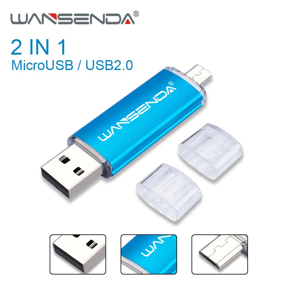 WANSENDA USB флеш-накопитель OTG 2 0 4 ГБ 8 16 32 64 | Компьютеры и офис