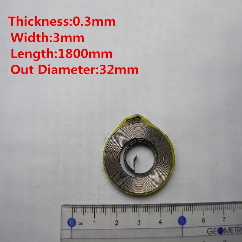 Оптовая продажа маленькая спиральная пружина из плоской стали с постоянной