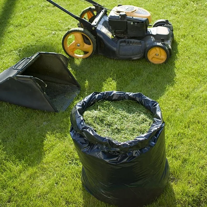 

50-55 Gallon Heavy Duty Garbage Bags 0.0m Puncture Resistant Flexible for Waste Cleaning Use Garbage Storage