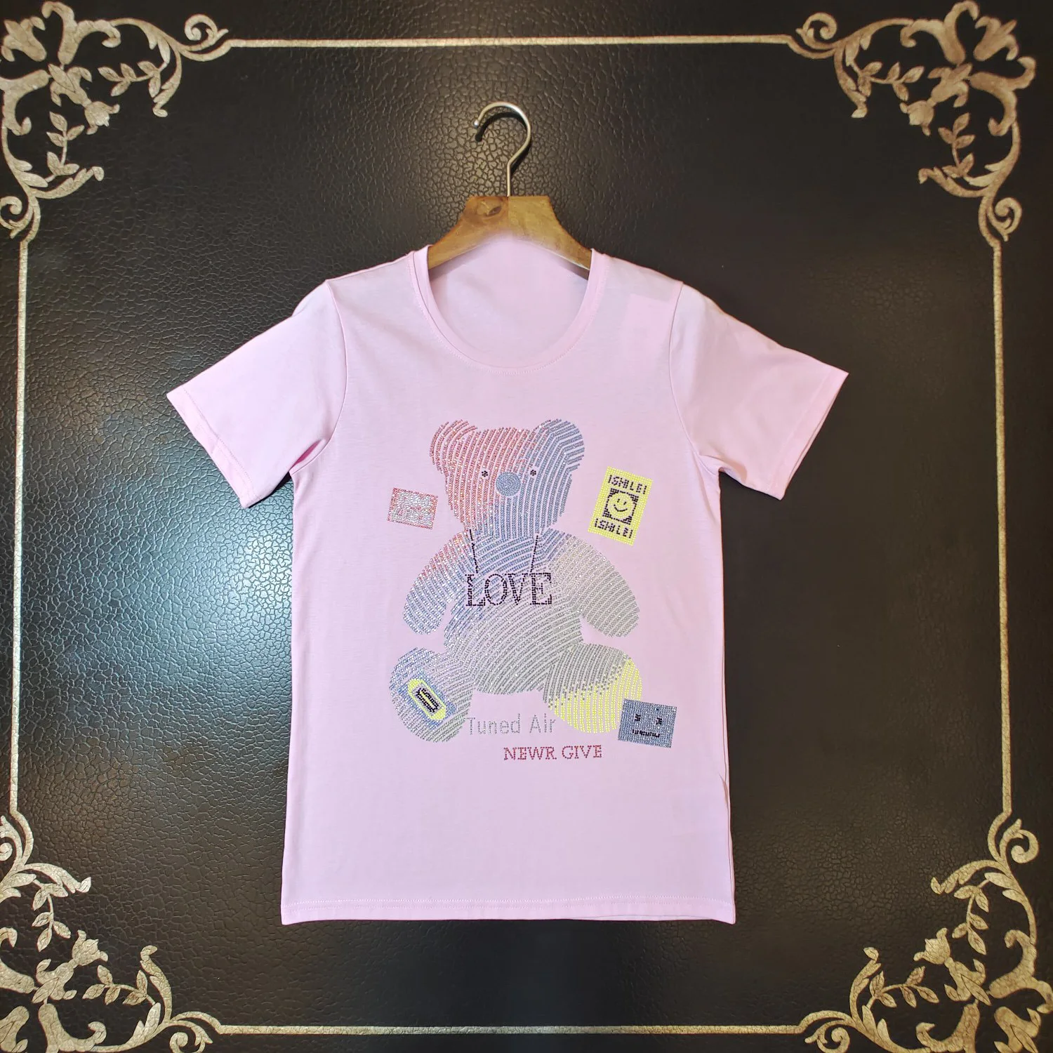 

Женская летняя футболка в европейском и американском стиле, модная шикарная трехцветная Футболка из чистого хлопка высокого качества, Повс...