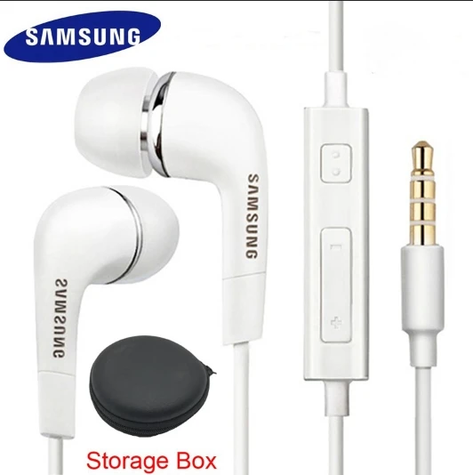 EHS64 white with box Оригинальные наушники samsung EHS64, встроенный микрофон, 3,5 мм, наушники-вкладыши, проводные гарнитуры для смартфонов samsung, huawei, xiaomi, с бесплатным подарком - Цвет: EHS64 white with box