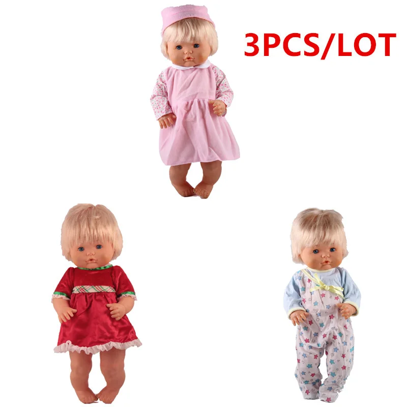 style 5 41 см Nenuco Кукла Одежда Nenuco Ropa y su Hermanita 3 шт./лот Новая повседневная одежда и платья для 16 дюймов My Little Nenuco кукла - Цвет: style 5