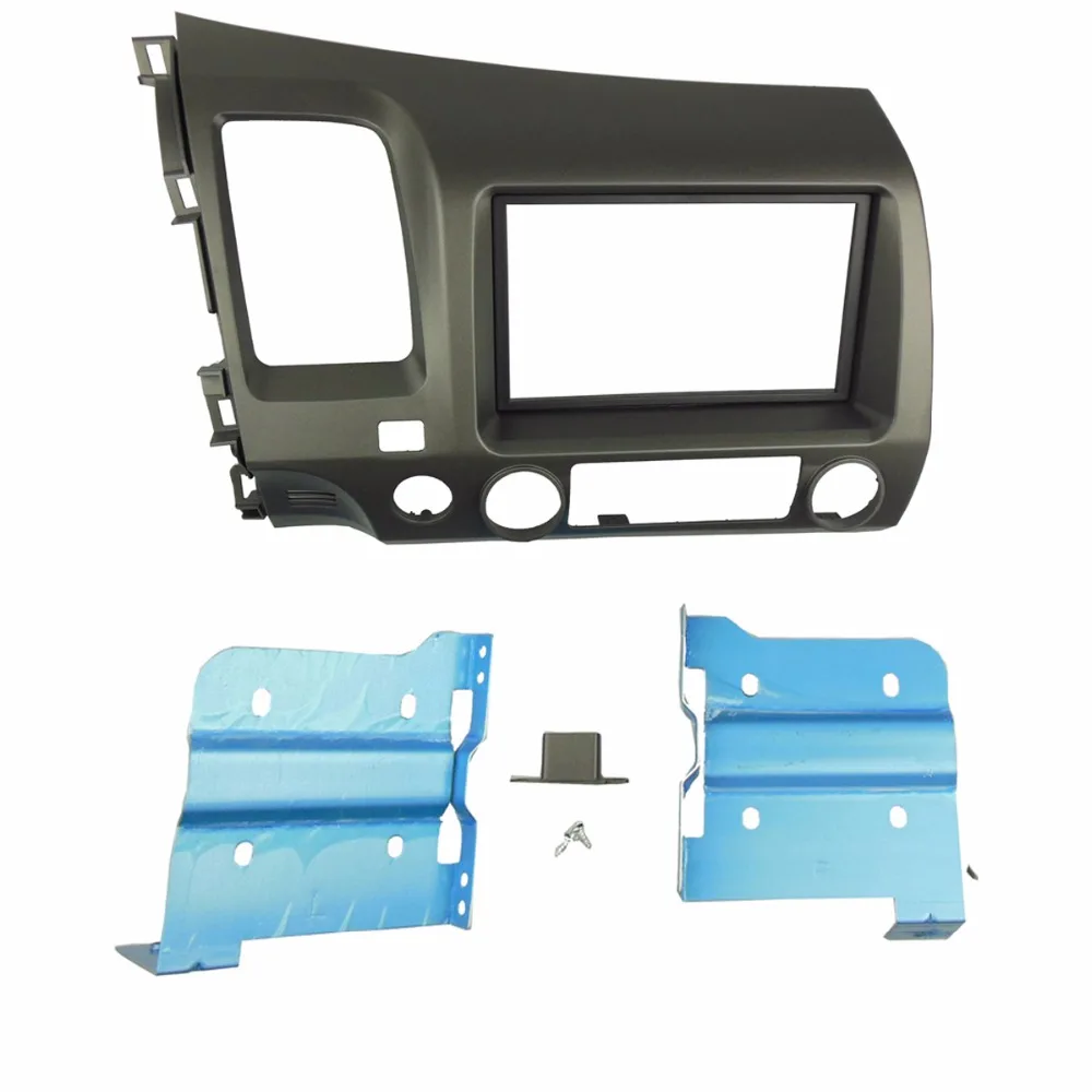 Двойная Din радиоустановка Fascia ДЛЯ Honda Civic 2007 + DVD стерео CD панель монтаж приборной