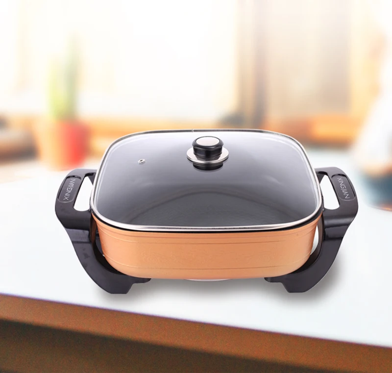 Square Universal Cover Thicken Tempered Glass Lid With Knob For Saucepan Cooking Pot Pan Skillet Wok Kitchen Cookware Parts | Дом и сад