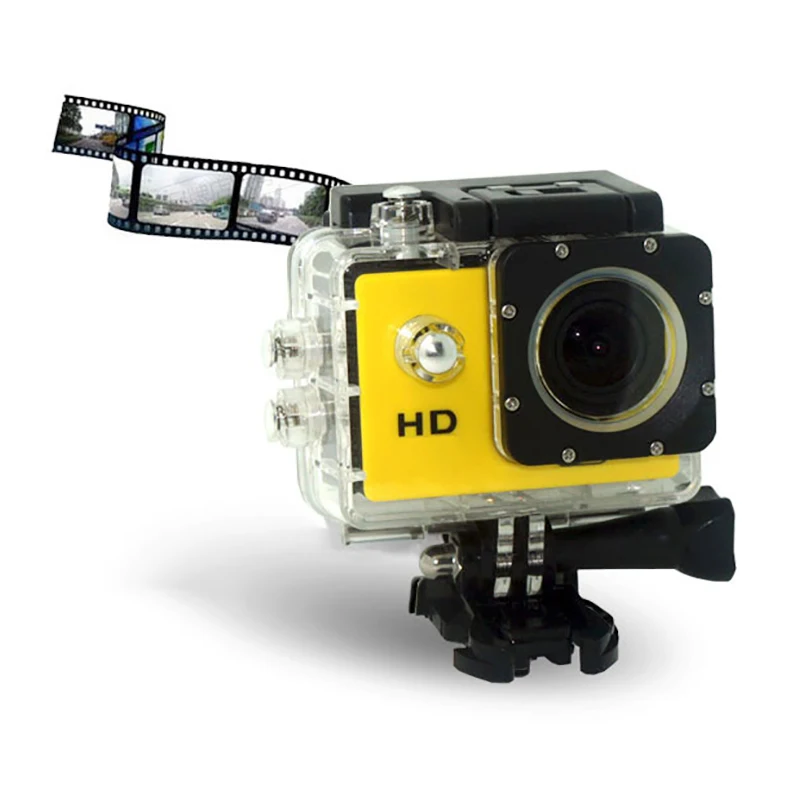 Экшн-камера HD 1080 P, регулируемый подводный рекордер, Спортивная камера s для дайвинга, плавания, серфинга, велоспорта, кемпинга