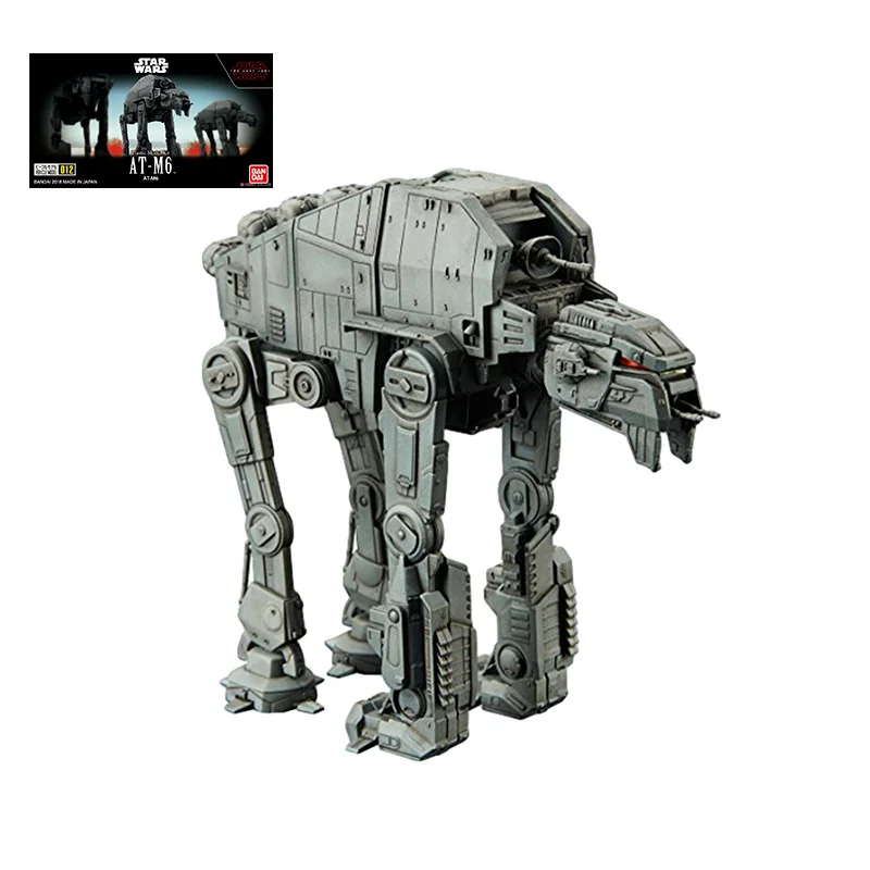 

Bandai Star Wars Vehicle Assembly Model 012 AT-M6 All-terrain Armored Walker Mechanical Collection Decorations Children's Gifts