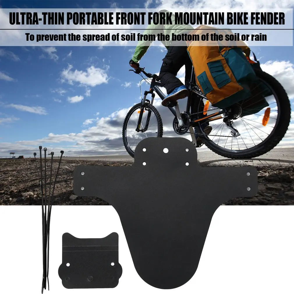 2019 Portable Sepeda Mudguard Mudah untuk Menginstal MTB Fender Lumpur Penjaga Sayap untuk Sepeda Fender Depan Sepeda Aksesoris