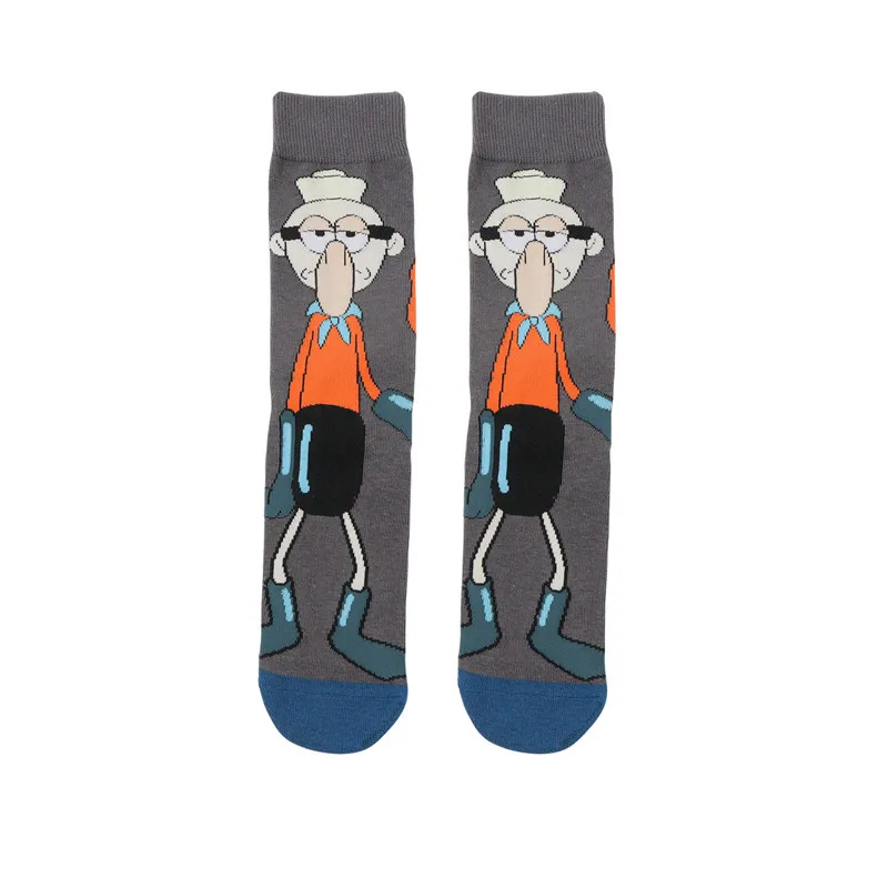 

Cartoon Anime Socks Men Women Hip Hop Funny Novelty Socks Skateboard Cotton Crew Calcetines