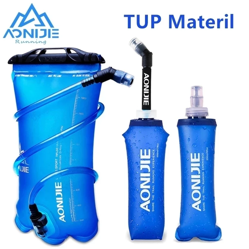 

AONIJIE гидратационная мягкая колба складная бутылка для воды 250 мл 500 мл ТПУ бесплатно для бега поясная сумка жилет SD09 SD10