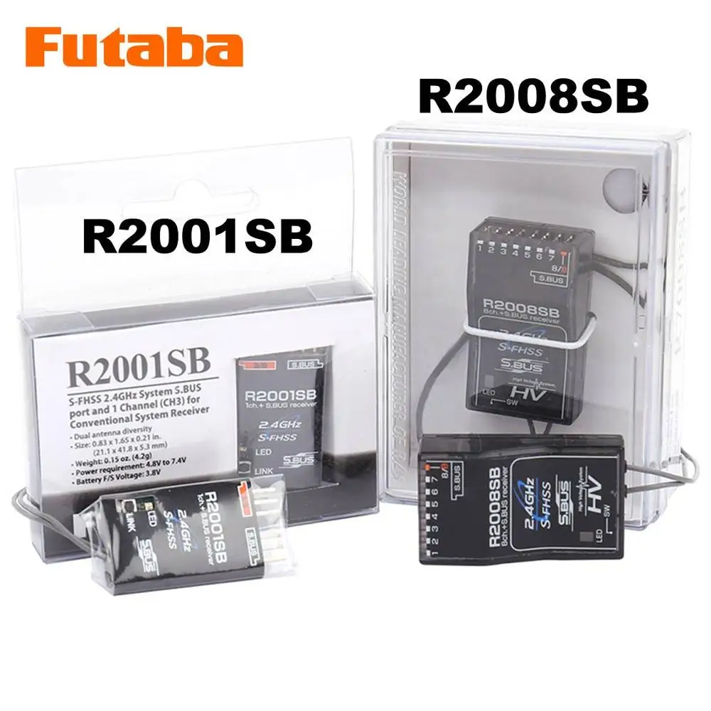 FUTABA R2001SB R2008SB 2 4G S FHSS HV S.BUS приемник совместимый T18MZ T8J T6J T6K T10J 14SG 16sz 18sz FPV Дрон с