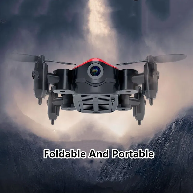 Мини складной Радиоуправляемый квадрокоптер с радиоуправлением 2 4G 1080P HD Wi Fi FPV