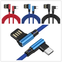 usb type c 90 degree l type c 3 1 data cord charger usb c usbc typec 2 1a 2a fast charging usb c cable for samsung xiaomi huawei