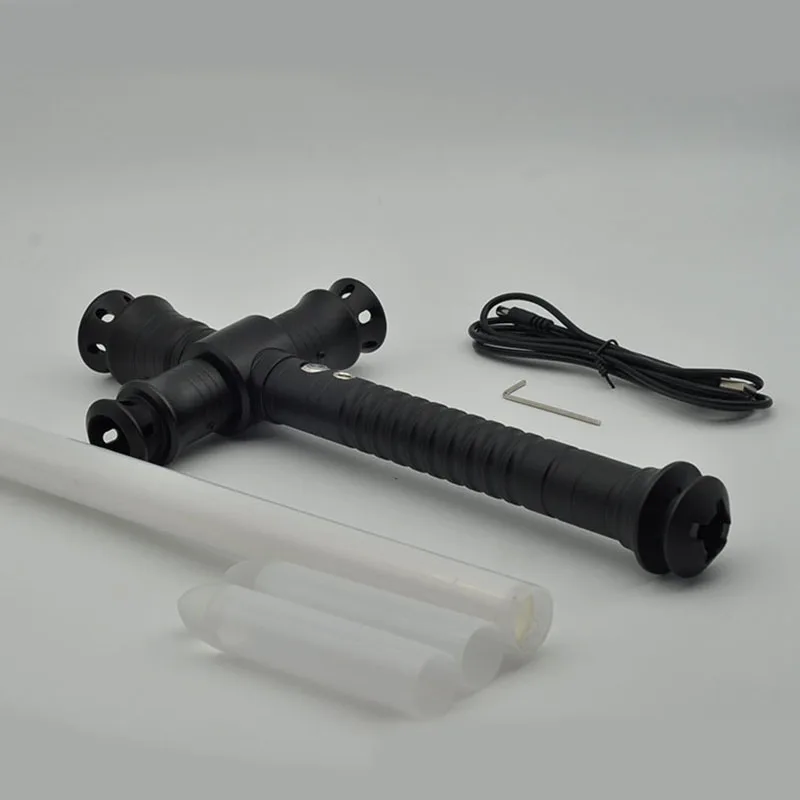 

LED Cross Lightsaber Sword New USB Recharging 107 CM Cosplay Luke Skywalker Jedi Knight Arena Dual Metal Sword Adult Toys