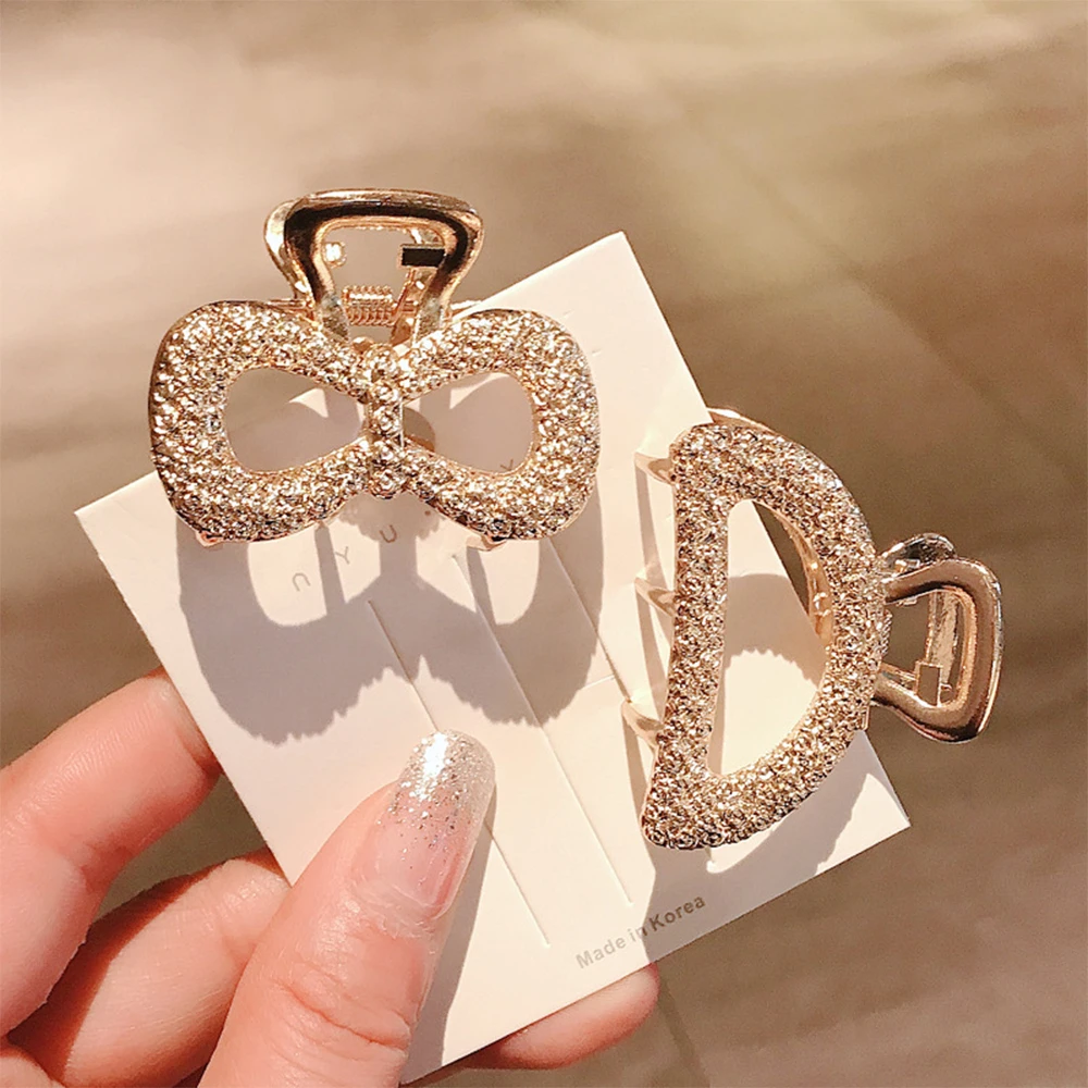 Cross border top clip hairpin small back of head female | Красота и здоровье