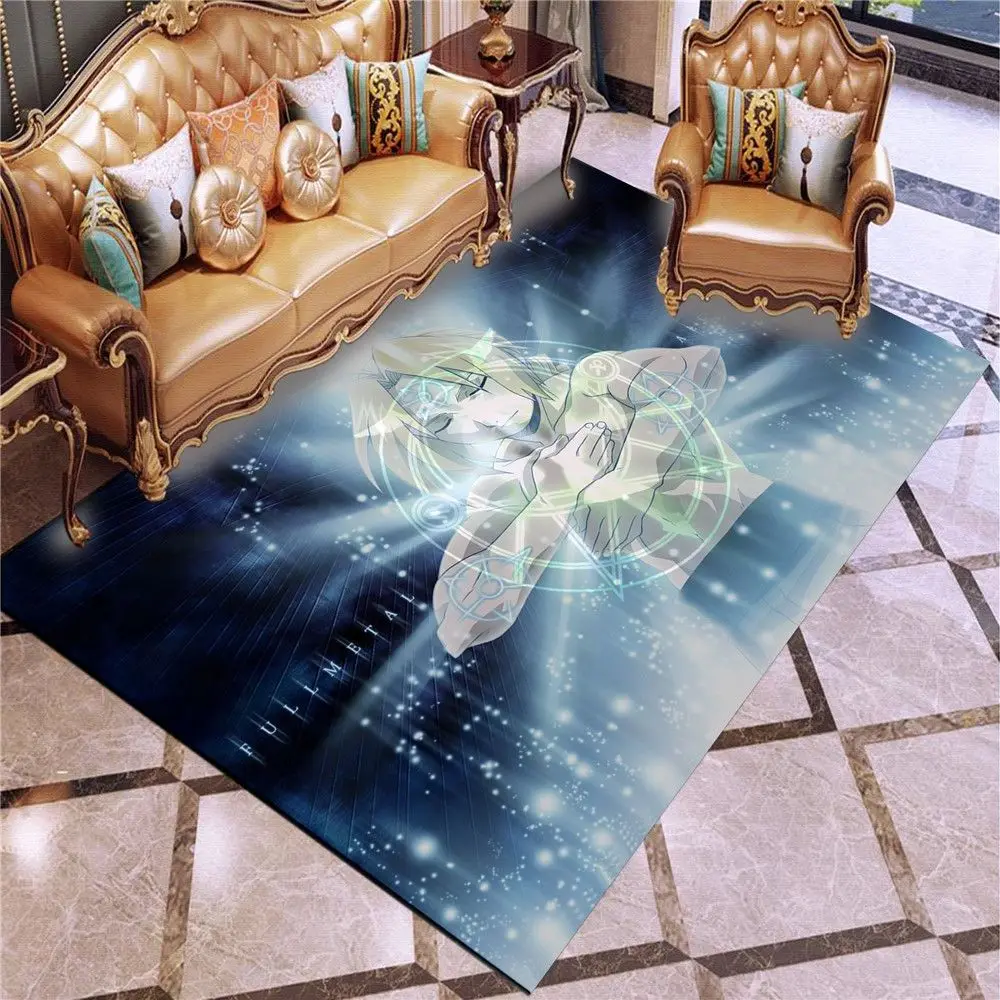 

Alchemy Of Steel Living Room Carpet Japan Anime Rugs For Bedroom Study Room Dining Hall Kitchen Carpet Mat In The Hallway